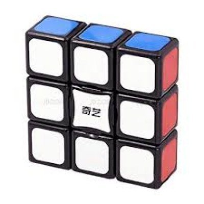 Cubo de rubik qiyi super floppy 3x3x1 bordes negros