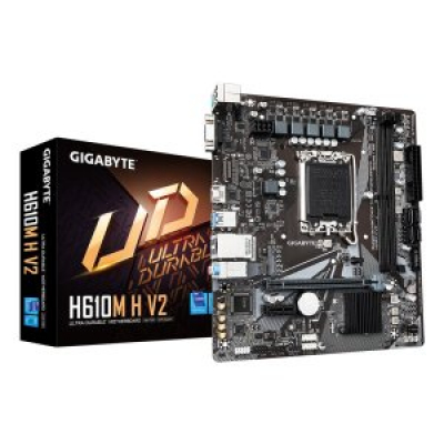 PB GIGABYTE H610M H V2 M-ATX Skt LGA1700 2xDDR5 5600MHz HDMI VGA LAN M.2