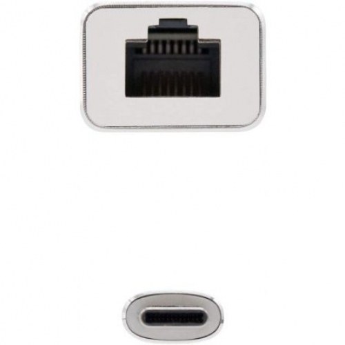 Adaptador USB Tipo-C - RJ45 Nanocable 10.03.0402/ 1000Mbps
