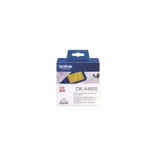 CINTA ETIQUETAS BROTHER DK-44605 PAPEL CONTINUO REMOVIBLE AMARILLO 6,2CM x 30,5M DK44605