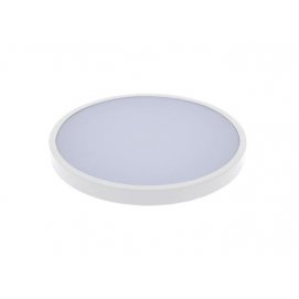 Plafón LED superficie Silver Electronics Hydra, redondo, 34 cm, 2400 lúmenes, CCT 3k-4k-6.5k, 24W, blanco