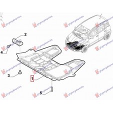 CUBIERTA DE BAJO DE MOTOR PLASTICO 1.0 (O)