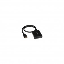 StarTech.com Multiplicador de V?deo HDMI de 2 Puertos - Splitter HDMI 4k 30Hz de 2x1 Alimentado por USB