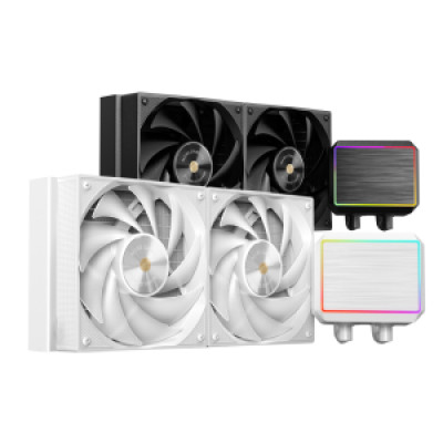 SISTEMA DE REFRIGERACION LIQUIDA MARS GAMING MLPROII240W 2X120mm 450W TDP PANTALLA LCD BLANCO