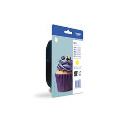 Brother LC123 Amarillo Cartucho de Tinta Original - LC123YBP