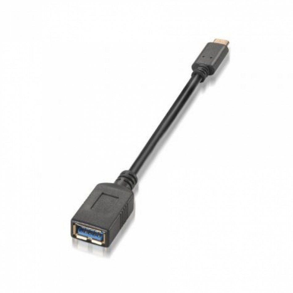 Aisens Cable Usb 3.1 Gen1 5Gbps 3A Tipo Usb-C/M-A/H Negro 15Cm