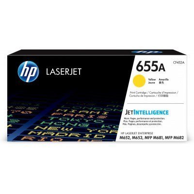 HP CF452A Amarillo Cartucho de Toner Original - 655A