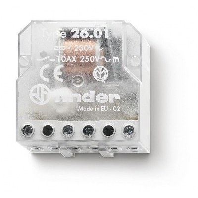 Telerruptor 230Vac 2Ctos Abiertos Reposo 10A/250Vac FINDER