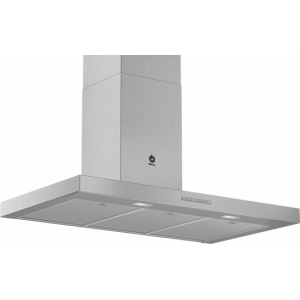 Campana decorativa de pared box 3BC097EX, 90 cm, 756 m3/h, clase B, 3 velocidades + intensivo, 65dB, acero inox