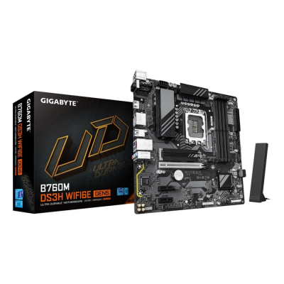 Placa base gigabyte b760m ds3h wifi6e gen5 matx - 4x ddr5