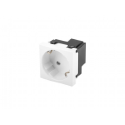 ROSETA PARED LANBERG 230V SCHUKO 16A TOOL-LESS BLANCO