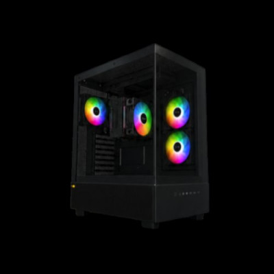 TORRE ATX MONTECH XR BLACK PREMONTADA CON FUENTE 650W Y REF