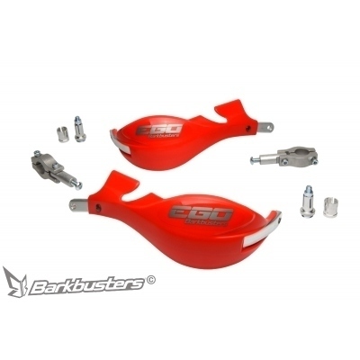 Kit de paramanos Barkbusters EGO MINI abierto Ø22 Color rojo EGO-004-00-RD