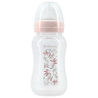 Biberón PP 330ml Tropical leaves Rosa