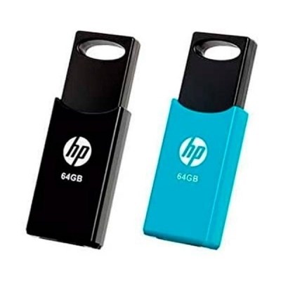 PACK 2 PENDRIVE 64GB USB 2.0 V212W NEGRO/AZUL
