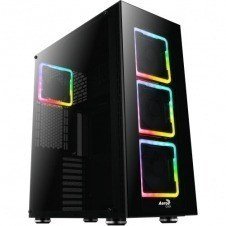 AEROCOOL TOR PRO FULL TOWER, E-ATX, 4X RGB 14CM FANS, TEMPERED GLASS SIDE&FRONT PANEL