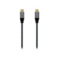 Cable Aisens Usb-c/m 4 A Usb-c 4/m 1.5m Gris