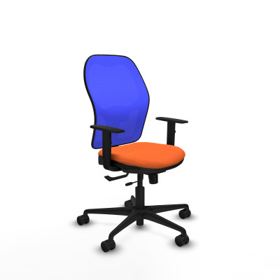 Jorquera traslack malla azul bali naranja brazos 1D base nailon ruedas 65mm nailon