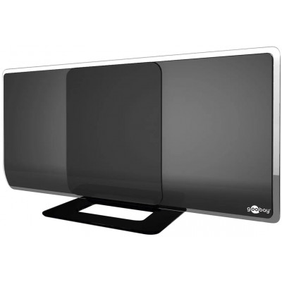 Antena interior activa DVB-T2 Full HD incluye filtro LTE/4G 13dB
