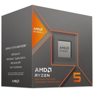 AMD Ryzen 5 8600G - hasta 5.0 GHz - 6 núcleos - 12 hilos - 22 MB caché - Socket AM5 - Box