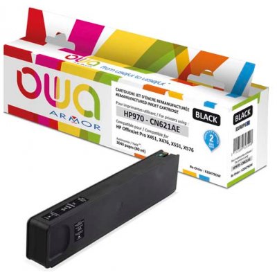 ARMOR Owa BIJ INKJET REMAN REMAN. FOR HP 970 black Box -DESC