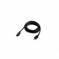 CABLE GEMBIRD HDMI MACHO A HDMI HEMBRA ETHERNET 1.8METROS NEGRO CC-HDMI4X-6
