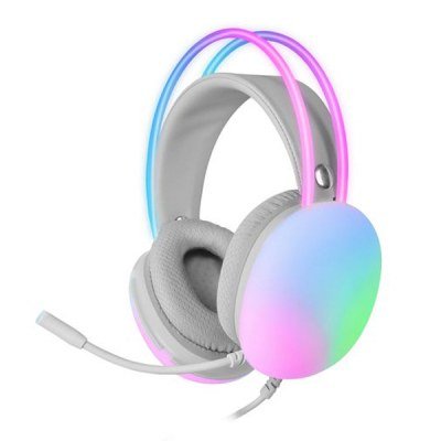 Auriculares Gaming con Micrófono Mars Gaming MH-GLOW/ Jack 3.5/ Rosas