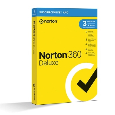 NORTON 360 DELUXE 25GB ES 1 USER 3 DEVICE 12MO exclusivo:3069 ATTACH