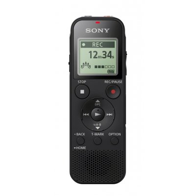 ICD-PX470 dictáfono Memoria interna y tarjeta de memoria Negro
