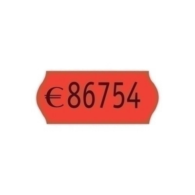 ETIQ.PRECIOS PRYSE 26x12 ONDA NARANJA