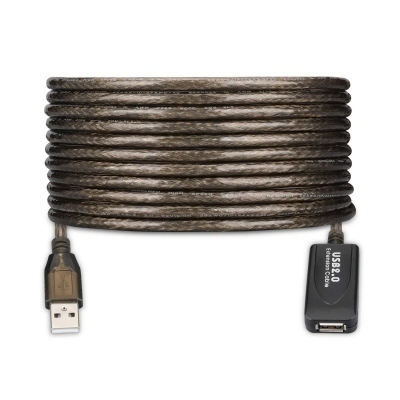 Ewent - EW1023 cable USB 20 m USB 2.0 USB A Negro