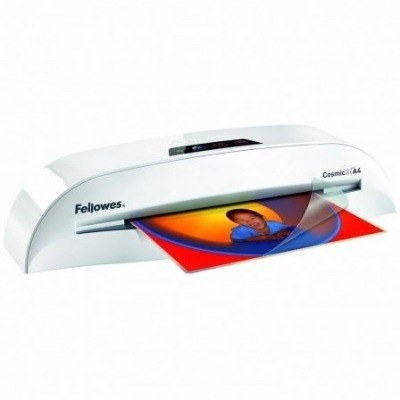 Plastificadora Fellowes Cosmic2/ hasta A4 y 125 Micras/ Blanca