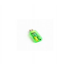 Gembird SC-USB-01 cambiador de género para cable 3,5 mm Verde