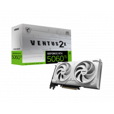TARJETA DE VIDEO MSI RTX 5060 TI VENTUS 2X OC WHITE PLUS 8GB