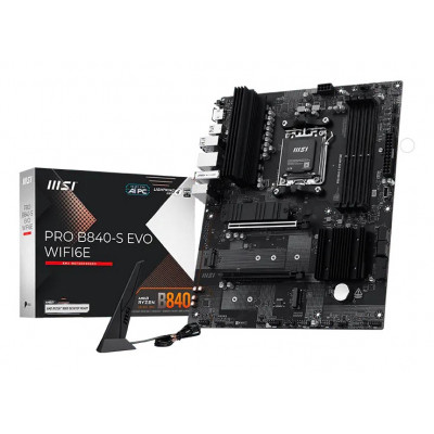 Pro B840-S EVO WIFI6E AMD B840 Zócalo AM5 ATX