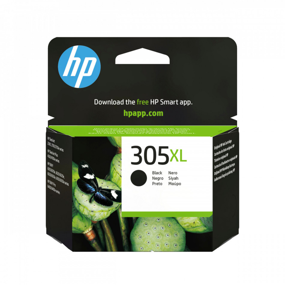 Cartucho de Tinta Original HP nº305 XL Alta Capacidad/ Negro