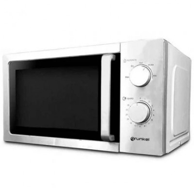 Microondas Grunkel MW-20INOX/ 700W/ Capacidad 20L/ Funcion Grill/ Plata