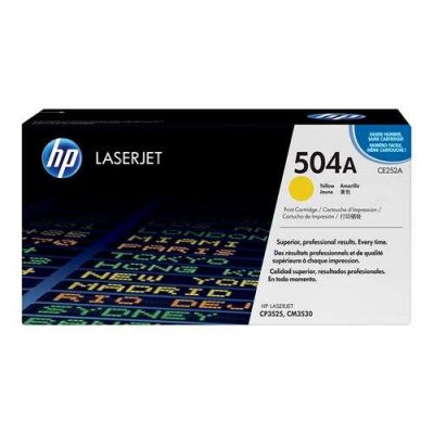 HP 504A original Colour LaserJet Toner cartridge CE252A yellow standard capacity 7.000 pages 1-pack ColorSphere