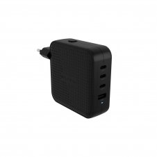 HYPER HJ1002BKWWGL cargador de dispositivo móvil Portátil, Smartphone, Tableta Negro Corriente alterna Carga rápida Interior