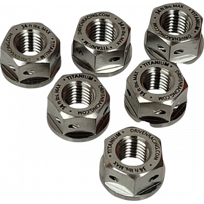 Titanium Sprocket Nuts DRIVEN RACING DSN-TN