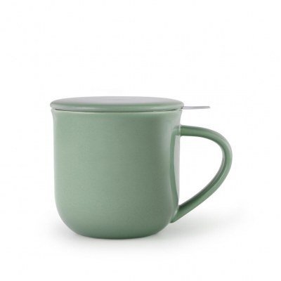 Taza te viva scandinavia minima eva infuser mug 350ml stone green