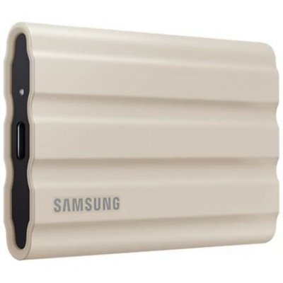 Disco Externo SSD Samsung Portable T7 Shield 2TB/ USB 3.2/ Beige