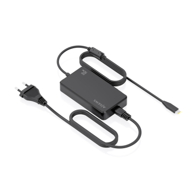 AISENS - CARGADOR DE SOBREMESA GaN 90W PD3.0 1XUSB-C 1.8M, NEGRO