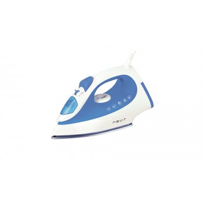 PLANCHA DE VAPOR NVR-3584 P 2000W Plancha a vapor Suela de acero inoxidable Azul, Blanco