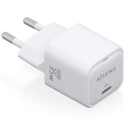 Cargador de Pared Aisens ASCH-35W1P022-W/ 1xUSB Tipo-C/ 35W
