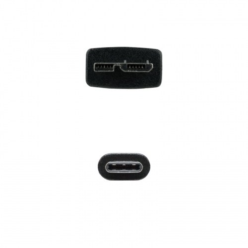 CABLE USB 3.0, USB-C/M-MICRO B/M, NEGRO, 1.0 M