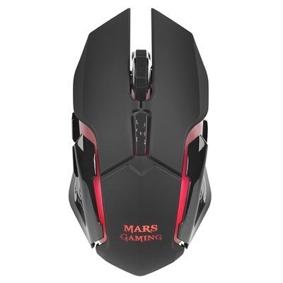 Mouse raton mars gaming optico wireless inalambrico 6 botones 3200ppp