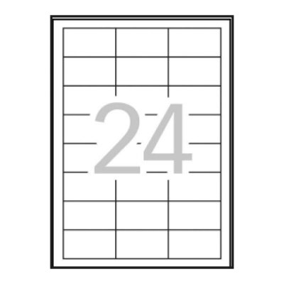 APLI Paq.2400 etiquetas A4 64,6x33,8mm