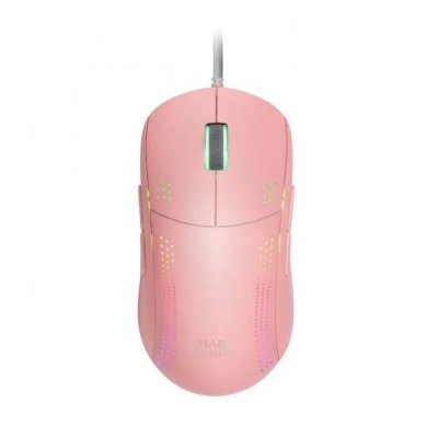 Ratón Gaming Mars Gaming MMPRO/ Hasta 32000 DPI/ Rosa