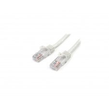 StarTech.com Cable de 3m Blanco de Red Fast Ethernet Cat5e RJ45 sin Enganche - Cable Patch Snagless